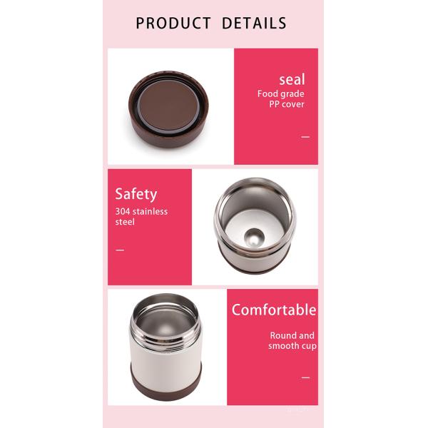 Large Wide Mouth Thermos Food Jar Thermos Vacuum Insulated Durable 12 Ounce Food Jar