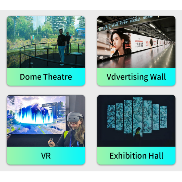 8K60 DP Input 4K60 HDMI Output Video Wall Controller with RS232 IR Control for Exhibition Hall