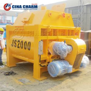Double Shaft Js2000 120m3/H Hydraulic Concrete Mixer