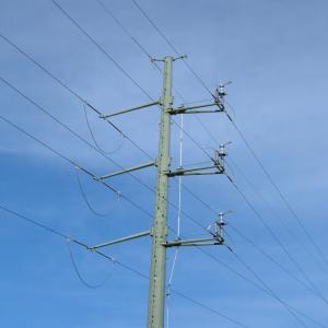 China Flange Connection Galvanized Electrical Poles For Power Transmission on sale