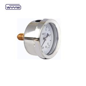 Industrial Brass Back Mount Oil Filled Manometer For Glycerine