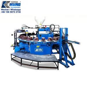 270m3 Capacity Cup Forming PVC Injection Molding Shoe Machine