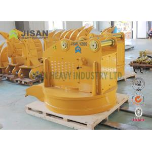 Electro Metal Scrap Lifting Magnet , Ripper Hydraulic Excavator Magnet