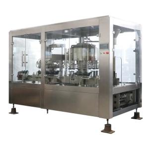 Wine / Vodka / Whiskey Glass Bottle Cleaning Machine Automatic With Filling