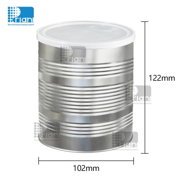 Buy Heat Resistant Food Safe Tin Cans 170ml-3000ml Tin Candy Box at wholesale prices
