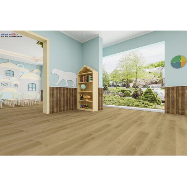 Soundproof Eco Friendly SPC Flooring Fire Retardant 5.5mm GKBM LS-W028