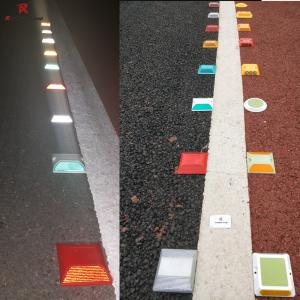 Durable ABS Plastic Road Stud with Double Common Reflector and Yellow/White/Red
