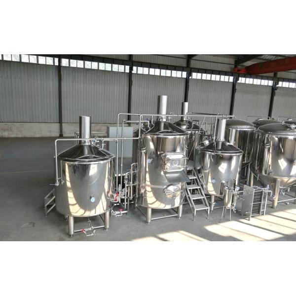 Sanitary Stainless Steel Beer Tanks / 15BBL Nano Brewery Equipment CE Certification