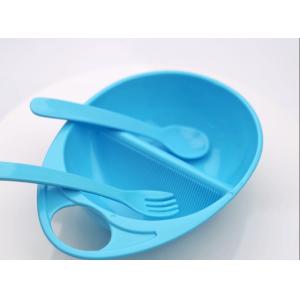 Plastic Up 3 Month Baby Bowl With Spoon Fork