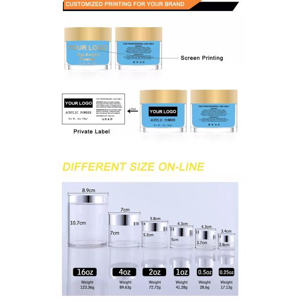 Wholesale of high-quality Manufacturer Customized Colorful 3 In 1 Acrylic Powder