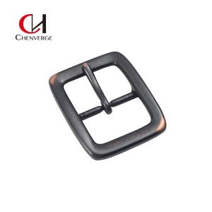 Lightweight Matte Black Belt Buckle Multipurpose Rustproof Width 56mm
