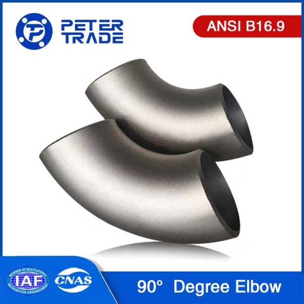 Buy 3D Radius ASME B16.9 4 Inch Stainless Steel Pipe Fitting ASTM A403 90 Degree Elbow at wholesale prices