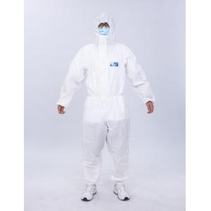 XXL Medical Protective Coverall Disposable Chemical White 185cm GB19082