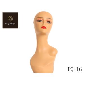 Life Size 14.2 inch Width Realistic Mannequin Head For Wigs