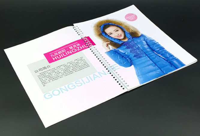 800G 1000G Instruction Booklet Printing Spiral Bound Planner Printing