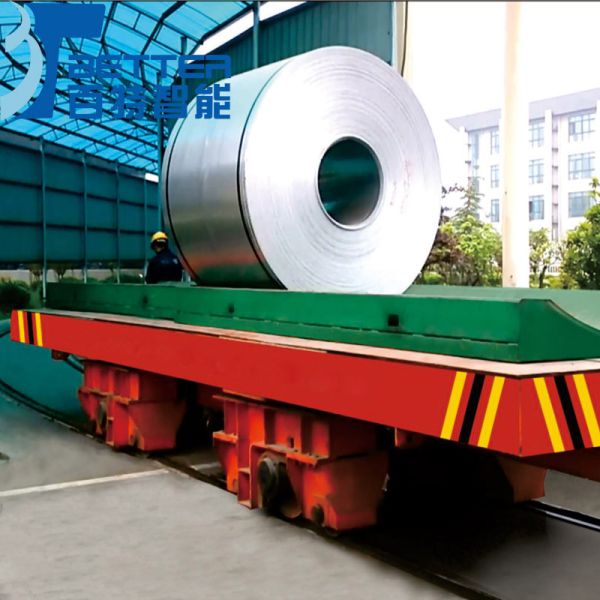 Buy 50t Electric Large Table China Rail Ladle Transfer Trolley at wholesale prices