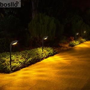 BLACK Outdoor Solar Pathway Lights with 750mAh Battery Capacity