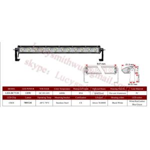 Quality 120W Led work lights truck driving lamps/Spot/LED arbeidslys foco faenero Faros LED-BC7120 for sale