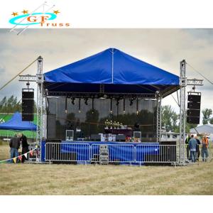 Portable Concert Aluminum Lighting Truss With Roof System