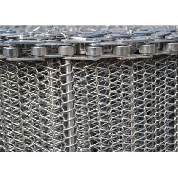 Balanced Stainless Steel Metal Wire Mesh Conveyor Belt For Food Conveyor