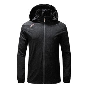 Oem Factory Manufacturer Custom Logo Lightweight Printed Outwear Hooded