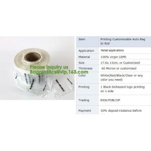 Pre-open bag on roll making machine,Made in China printed poly pre open auto