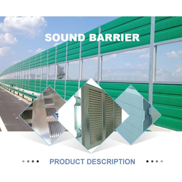 Transparent Road Noise Sound Barrier Anti Sound Acoustic Noise Panel Fencing