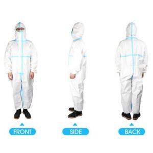 China Anti Barrier Effect Single Use Disposable Protective Coveralls on sale