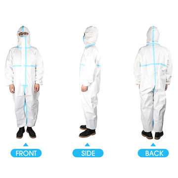 Buy Anti Barrier Effect Single Use Disposable Protective Coveralls at wholesale prices