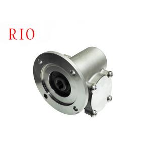 304 Stainless Steel Worm Reduction Gearbox Flange Mounted Customized