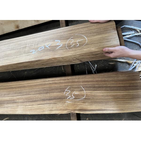 Buy Quarter Cut Natural Burma Teak Veneer With Black Line at wholesale prices