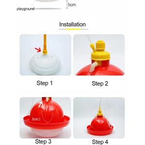 Chicken Automatic Waterer Drinker Plasson Bell Drinker Goose Duck Chicken