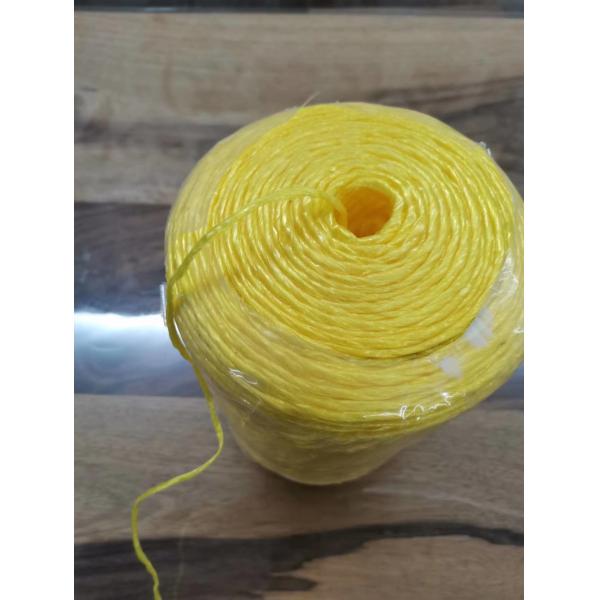 High Tenacity Tanzania 2mm Polypropylene Baler Twine Yellow Color 18000D