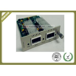 Controllable Card Type Fiber Optic Media Converter 10G With Two XFP Ports