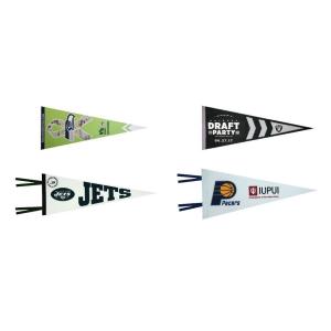 Advertising 150D Polyester Felt Pennant Banner Sublimation Printing