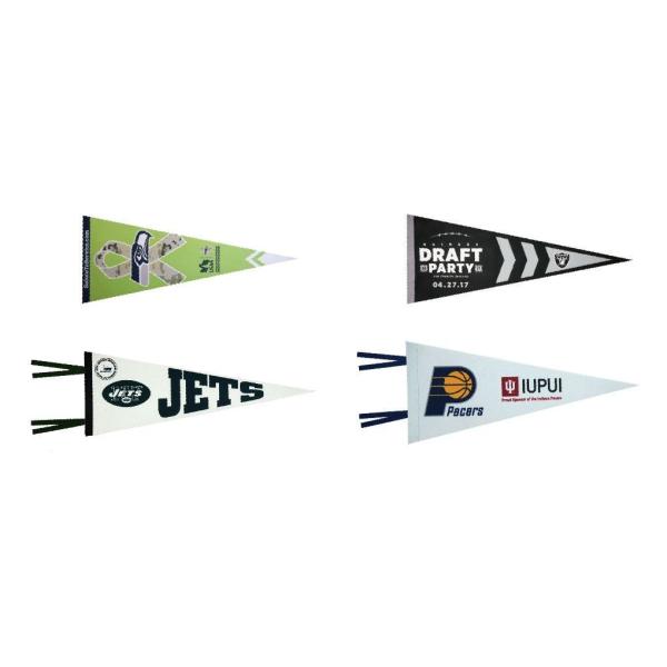 Advertising 150D Polyester Felt Pennant Banner Sublimation Printing