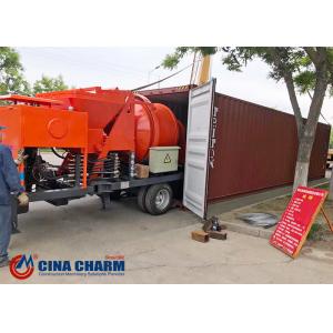 JBS40R Portable Diesel Concrete Mixer With Pump 40m3 Per Hour Capacity