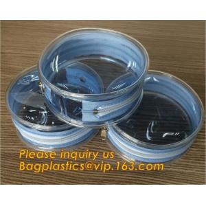 Tube Shape Transparent Holographic Pvc Toiletry Cosmetic Bag,Custom Holographic