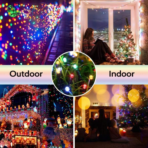 50/100/200 Led Solar Fairy Lights Outdoor Waterproof Street Garland Houses Christmas Garden Decorations String Light Strip Chain