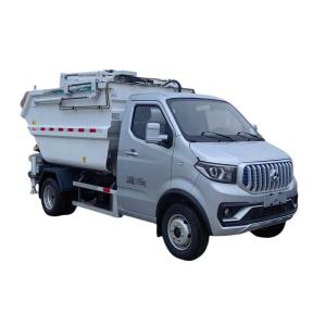 Energy Type Pure Electric Garbage Truck Rechargeable Rear Dumping Waste Side