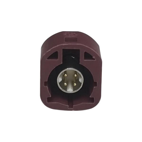 Buy FAKRA HSD Connector D Coding Straight Vehicle Connector GPS Signal PCB Mount at wholesale prices