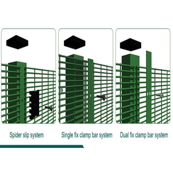 Black Anti-cut And Anti-climb Security Fence For Stair Protect