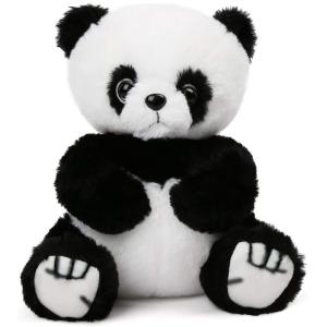 Quality Custom Skin Friendly No Fading Sitting Panda Plush Toy for sale