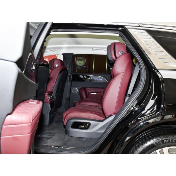 The Chinese-made Hongqi E-HS9, a five-door, six-seat new-energy large SUV, has a range of 460 kilometers