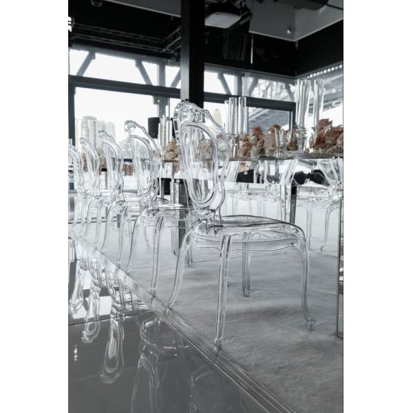 Stackable acrylic event chair