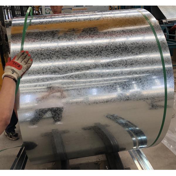 Buy Full Hard Regular Spangle Galvanized Steel Coil 28 Gauge Z75 at wholesale prices