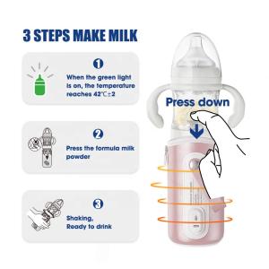 8 Oz 240Ml Formula Making Bottles Portable Anti Colic PPSU Baby Feeding Bottle