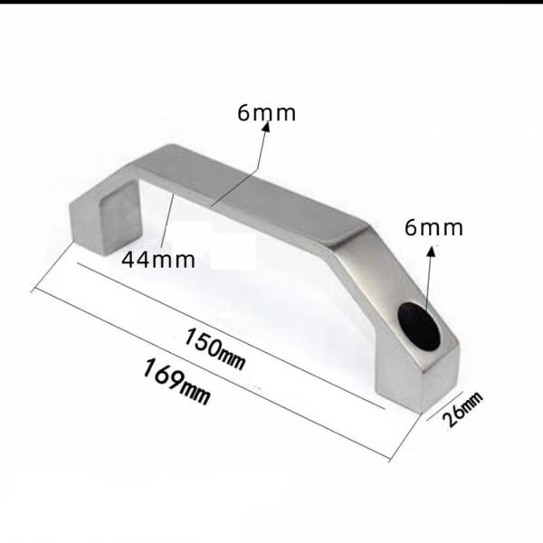 cast handle, industrial handle, pull handle