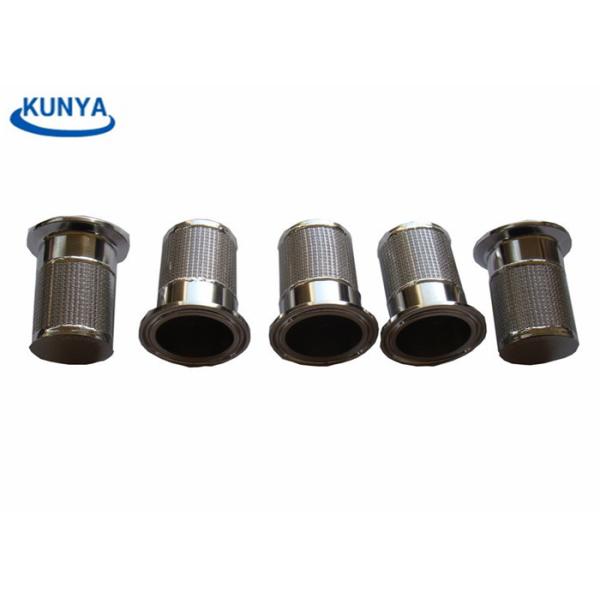 12mm Round Perforated Metal Mesh Cylinder 1um Glass Fiber Wire Mesh Tube