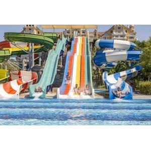 OEM Outdoor Multi Fiberglass Slide Set for Water Amusement Park Playground